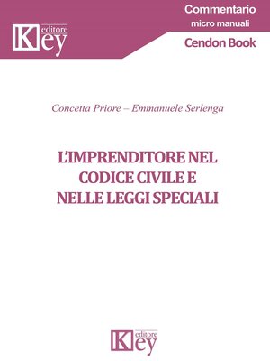 cover image of L'imprenditore nel codice civile e nelle leggi speciali
